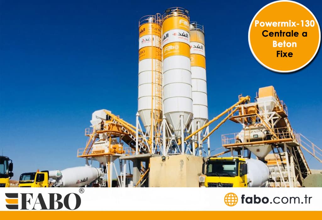Powermix-130 Centrale a Beton Fixe