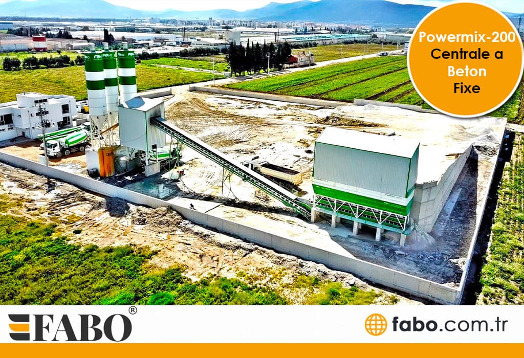 Powermix-200 Centrale a Beton Fixe