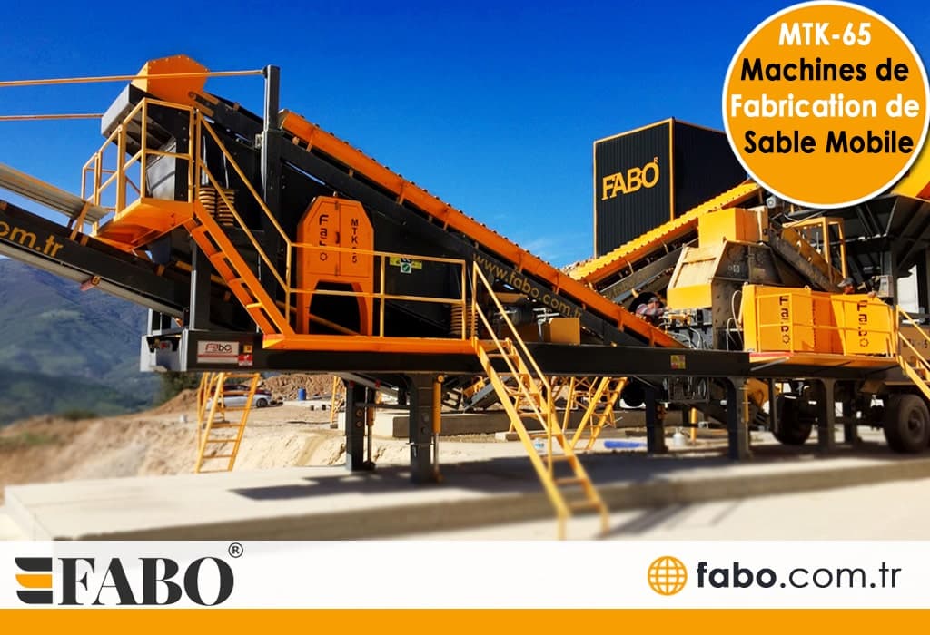 MTK-65 Machines de Fabrication de Sable Mobile
