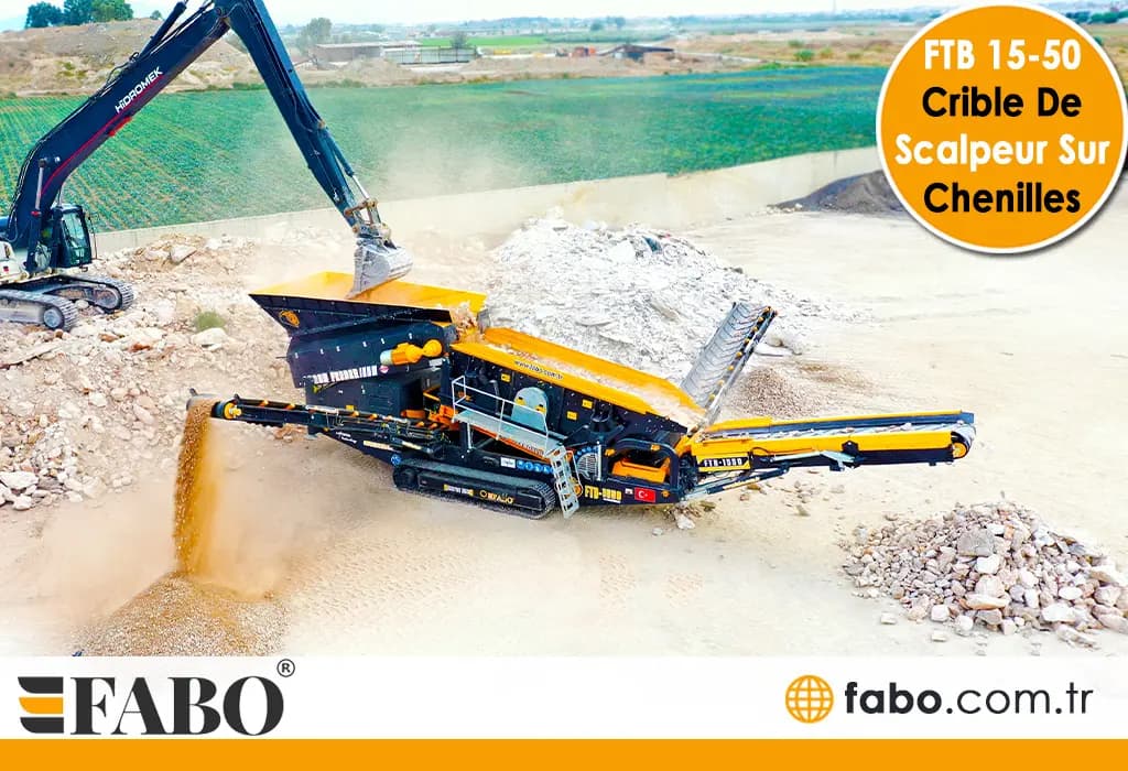 FTB 15-50 Crible De Scalpeur Sur Chenilles