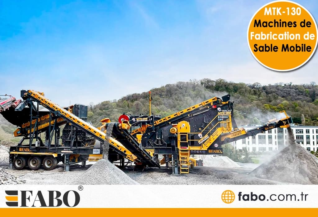 MTK-130 Machines de Fabrication de Sable Mobile